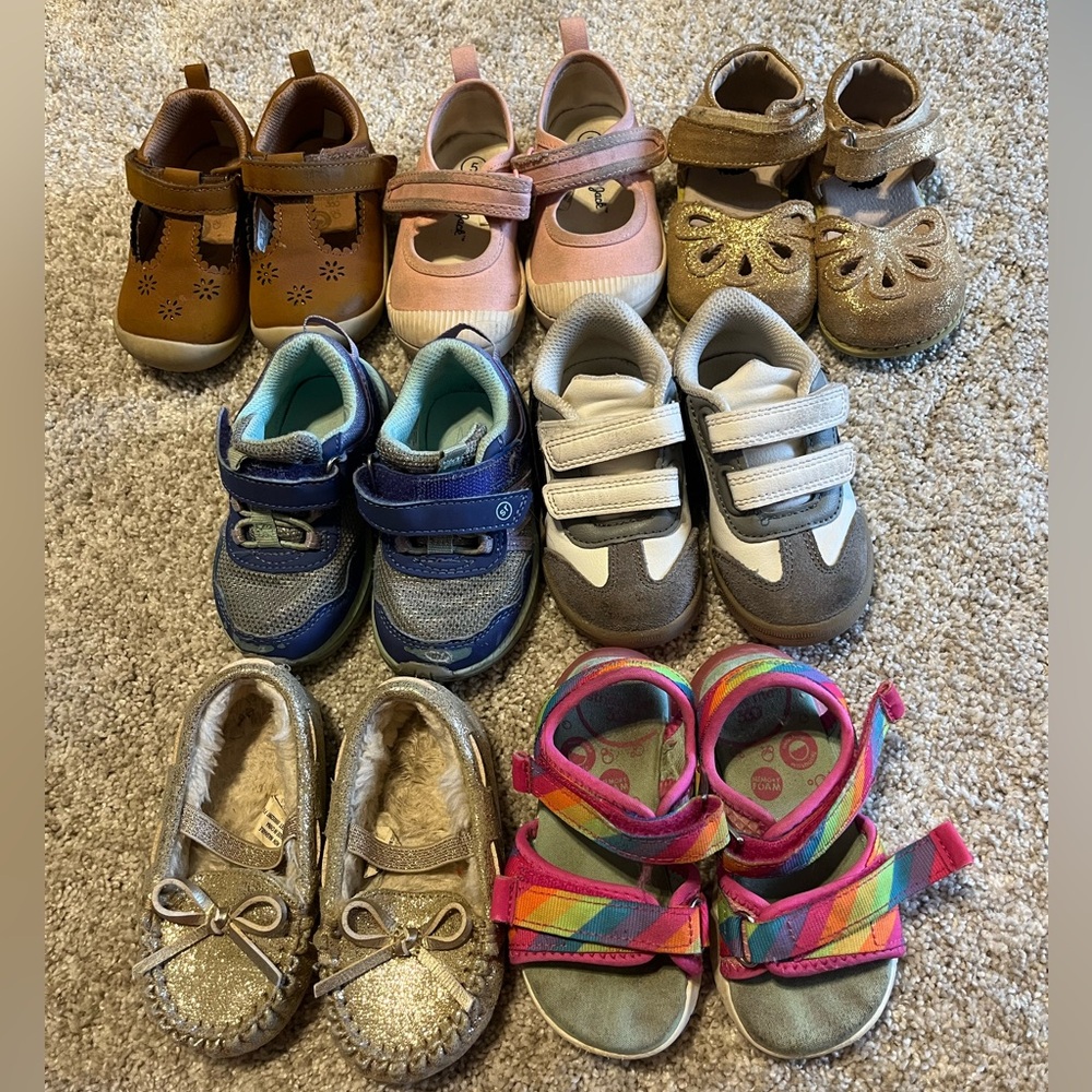 Size 5 toddler shoe bundle